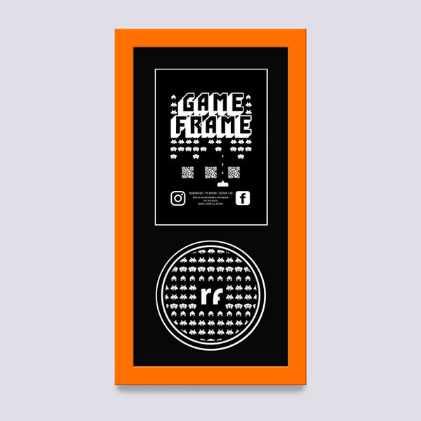 Orange NINTENDO Game Frame