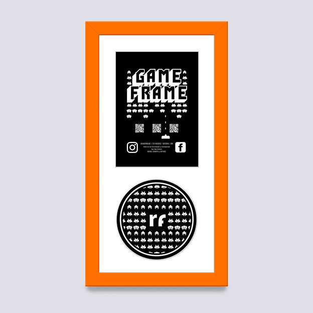 Orange NINTENDO Game Frame
