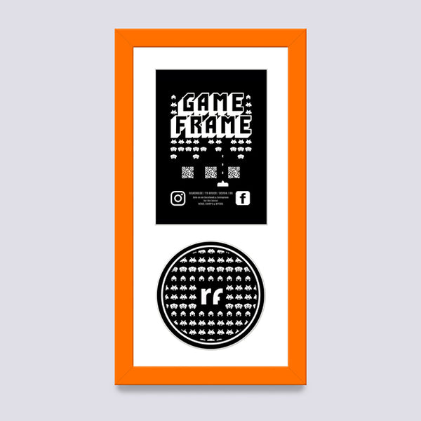 Orange NINTENDO Game Frame