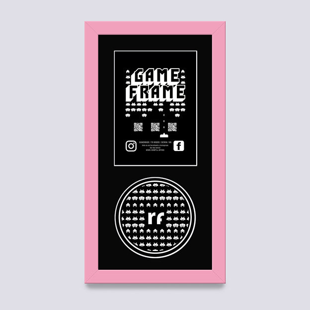 Pink NINTENDO Game Frame