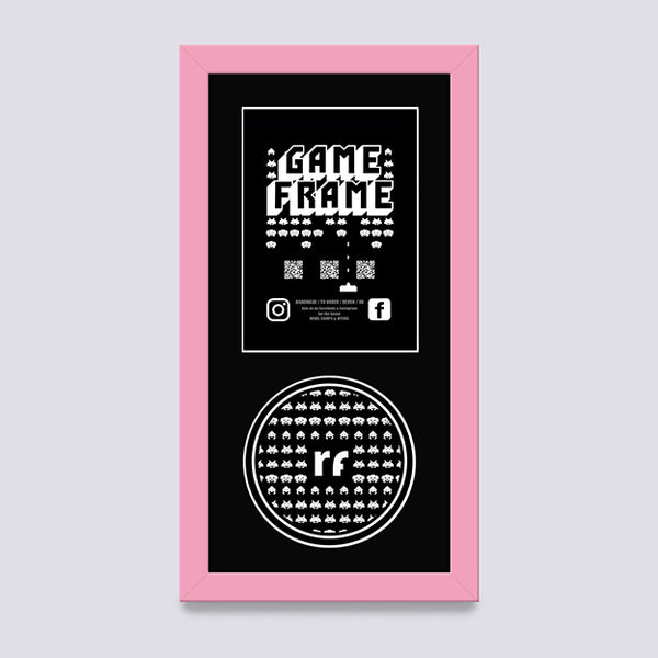 Pink NINTENDO Game Frame