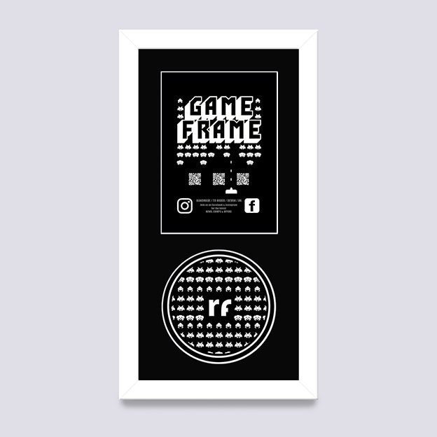 White NINTENDO Game Frame