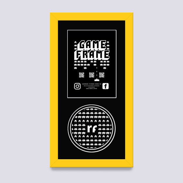 Yellow XBOX Game Frame