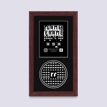 Wood Walnut Finish PLAYSTATION Frame