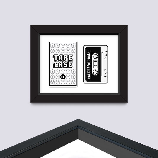 White TAPE AND CASE FRAME