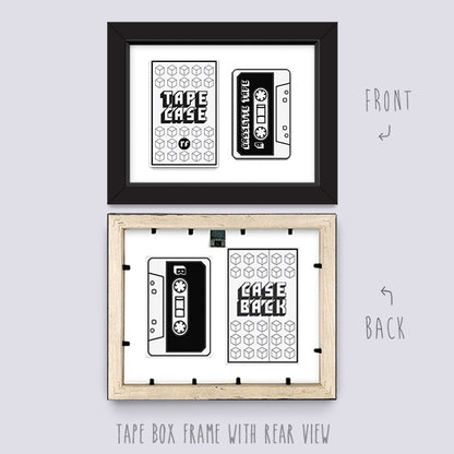 White TAPE AND CASE FRAME