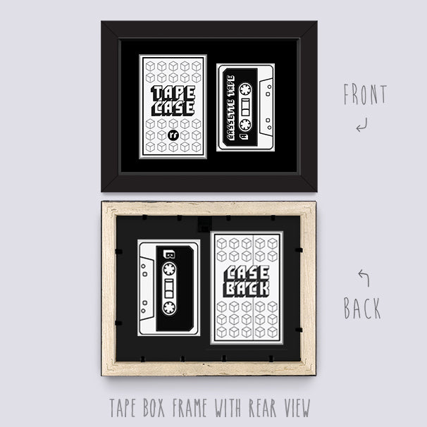 White TAPE AND CASE FRAME