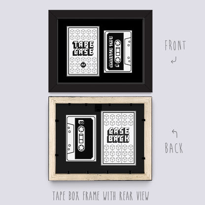 White TAPE AND CASE FRAME
