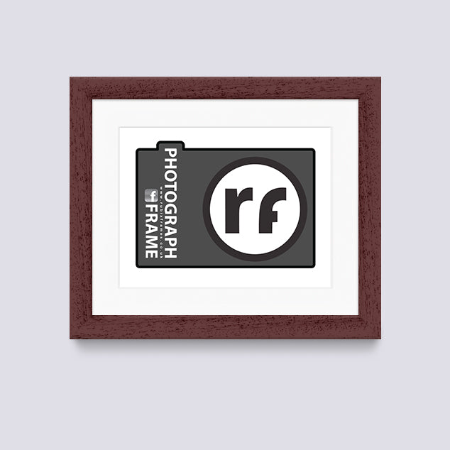Wood Walnut Finish Photograph Frame