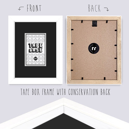White TAPE CASE FRAME
