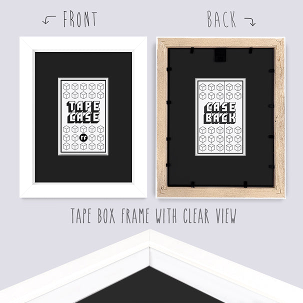 White TAPE CASE FRAME