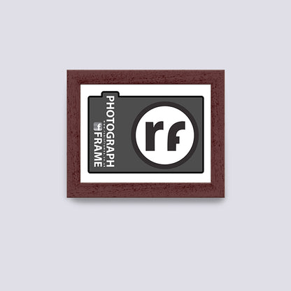 Wood Walnut Finish Photograph Frame