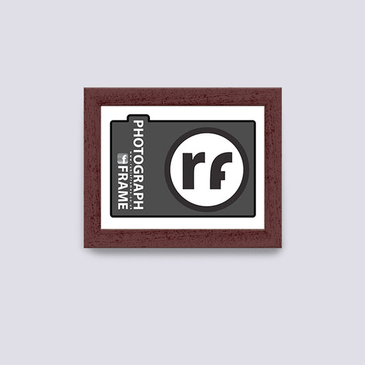 Wood Walnut Finish Photograph Frame