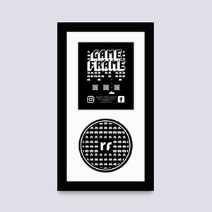 Black PLAYSTATION Frame