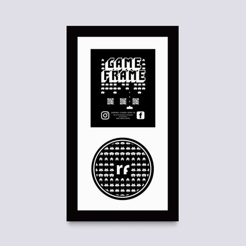 Black PLAYSTATION Frame