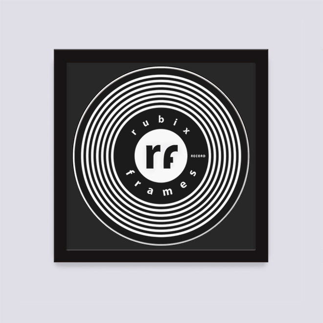 Black Record Disc Frame