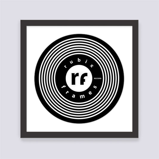Black Record Disc Frame