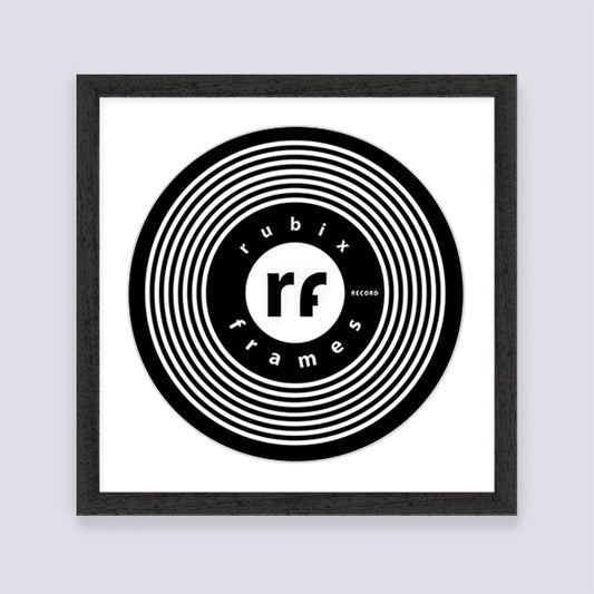 Black (Wood Grain) Finish Record Disc Frame
