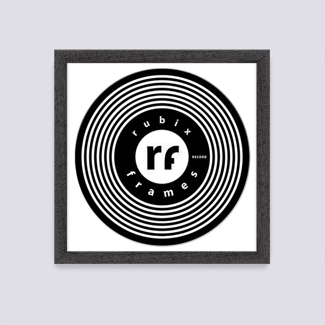 Black (Wood Grain) Finish Record Disc Frame