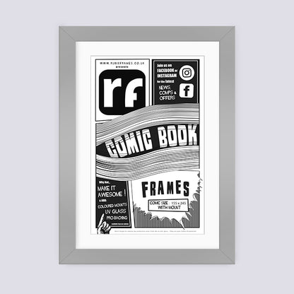 Silver Comic Book Frame