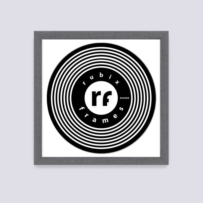 Dark Grey (Wood Grain) Record Disc Frame