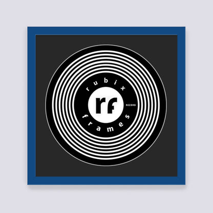 Dark Blue Record Disc Frame