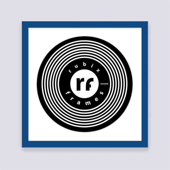 Dark Blue Record Disc Frame