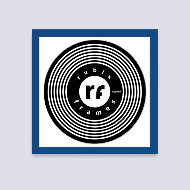 Dark Blue Record Disc Frame