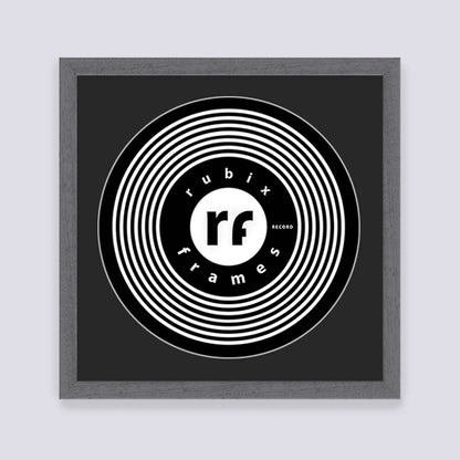 Dark Grey (Wood Grain) Record Disc Frame