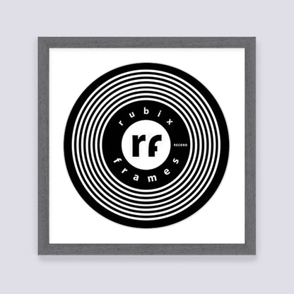 Dark Grey (Wood Grain) Record Disc Frame