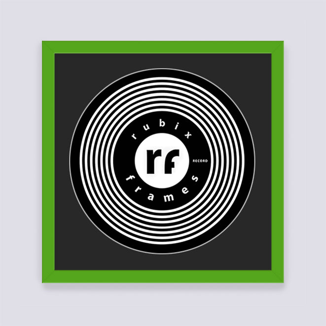 Green Record Disc Frame