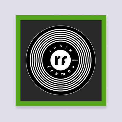Green Record Disc Frame