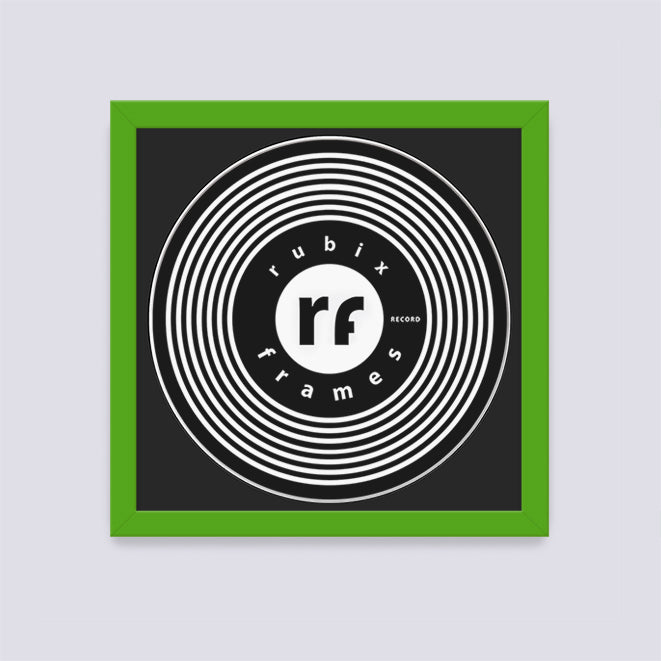 Green Record Disc Frame