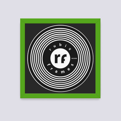 Green Record Disc Frame