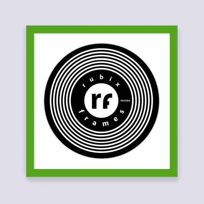 Green Record Disc Frame