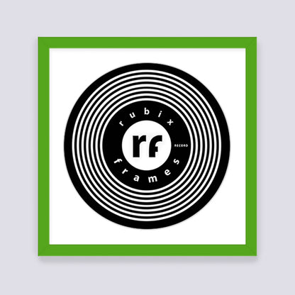 Green Record Disc Frame