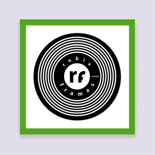 Green Record Disc Frame