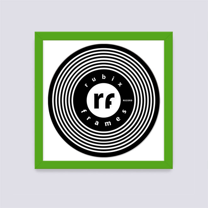 Green Record Disc Frame