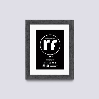 Dark Grey (Wood Grain) DVD Cover Frame