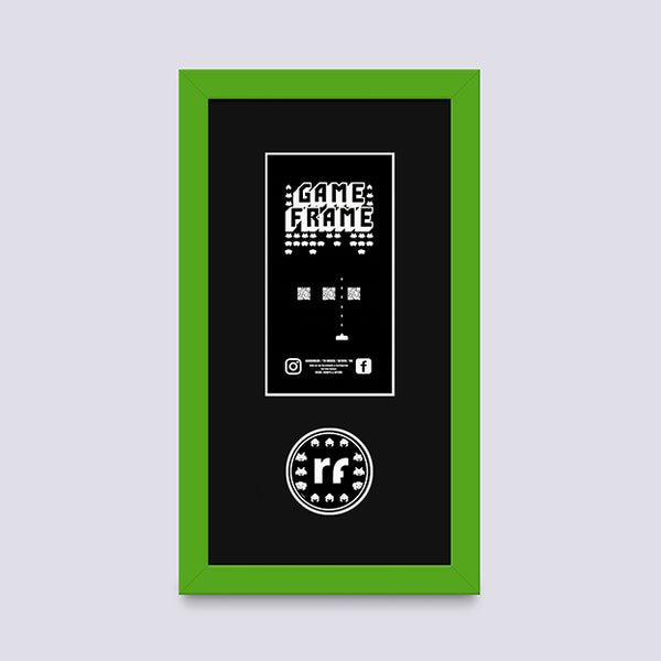 Green PLAYSTATION Frame