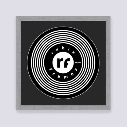 Light Grey (Wood Grain) Record Disc Frame