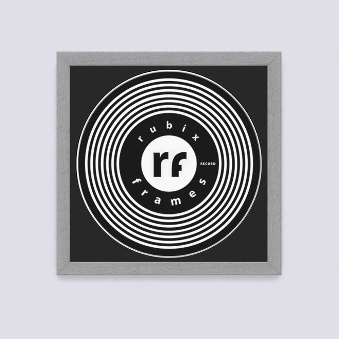 Light Grey (Wood Grain) Record Disc Frame