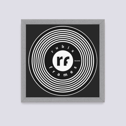 Light Grey (Wood Grain) Record Disc Frame