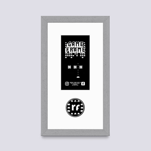 Grey - Light (Wood Grain) PLAYSTATION Frame