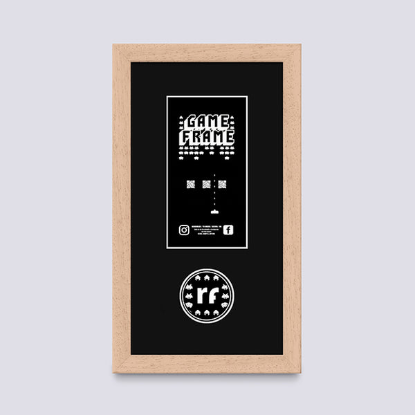 Wood - Light (Wood Grain) PLAYSTATION Frame