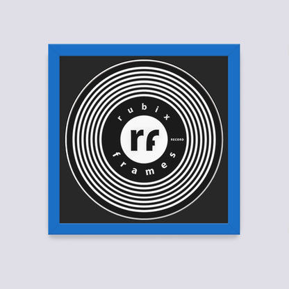 Medium Blue Record Disc Frame