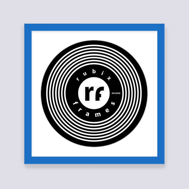 Medium Blue Record Disc Frame