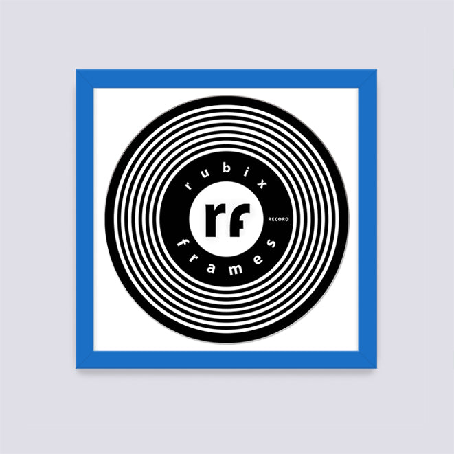 Medium Blue Record Disc Frame