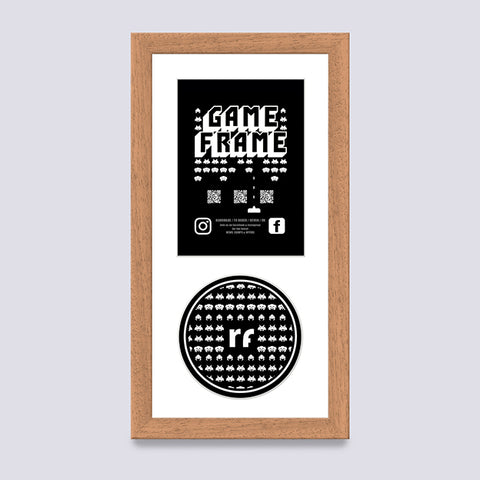 Wood - Oak (Wood Grain) XBOX Game Frame