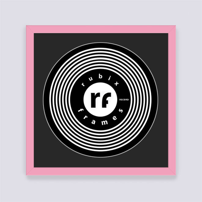 Pink Record Disc Frame